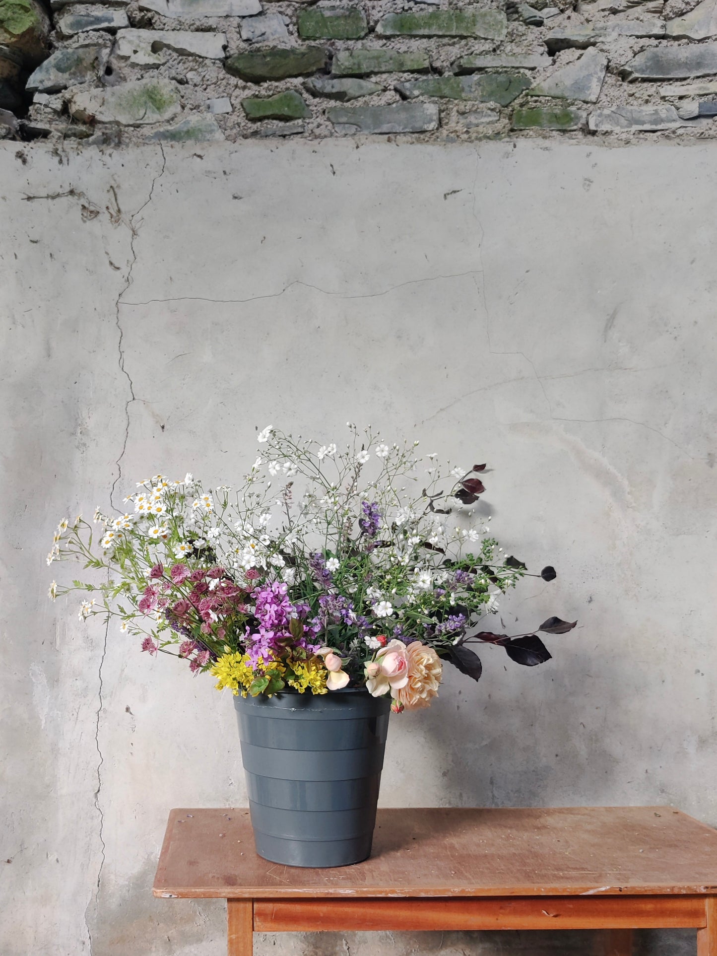 'The Homegrown Florist', Bucket of Flowers